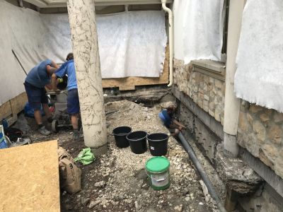 Výplňové injektáže - PU - stabilizácia podláh